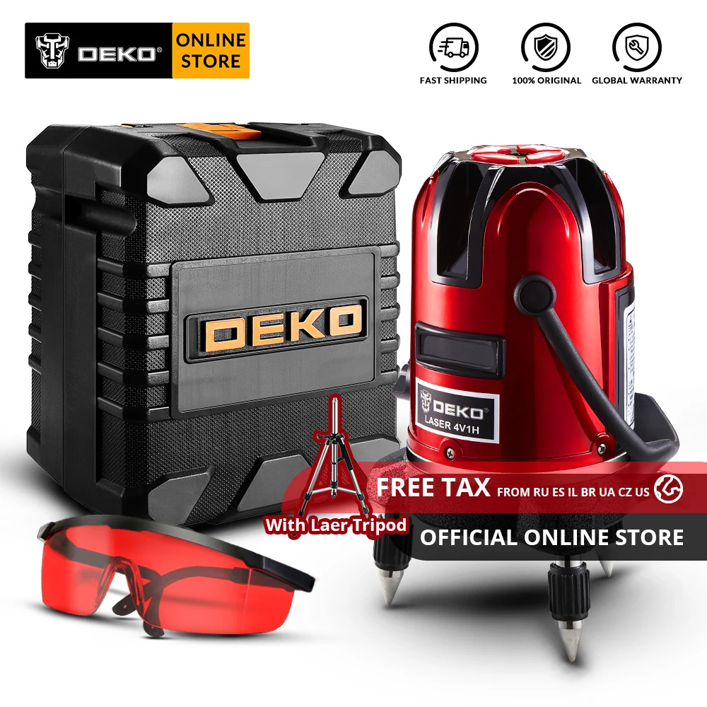 Оригинальный DEKO LL58 самонивелирующийся 5 линия 6 точек горизонтальный и