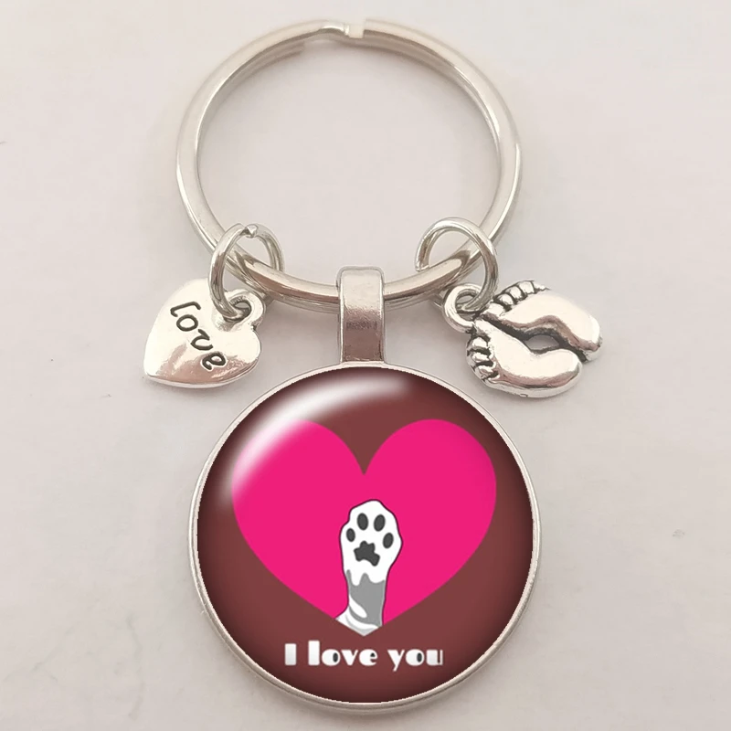 Модный милый брелок для ключей с надписью Я люблю тебя|Брелоки| |