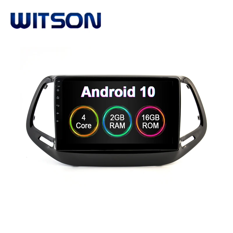 

WITSON ANDROID 10 CAR DVD PLAYER For JEEP COMPASS 2017 GPS Built-In WiFi Module Support External 3G Dongle