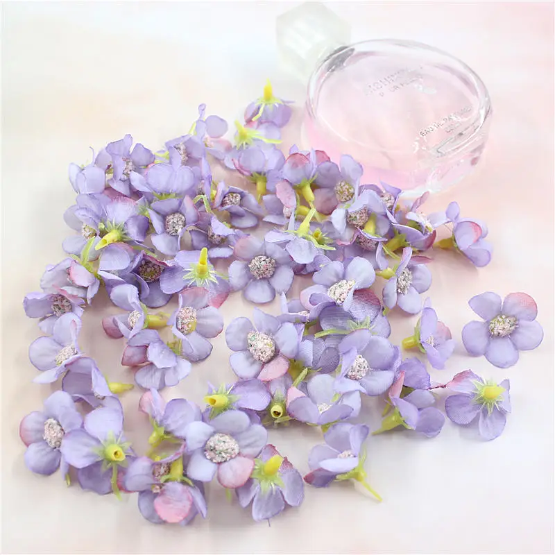 2 см многоцветная Маргарита Флорес cabezas мини seda flores artificiales para guirnalda Скрапбукинг hogar boda украшение