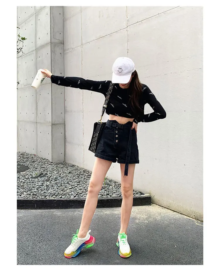 BALENC/радужные кристаллы; обувь с воздушной подушкой; Осенняя женская обувь; удобная резиновая обувь на платформе; женские кроссовки для бега
