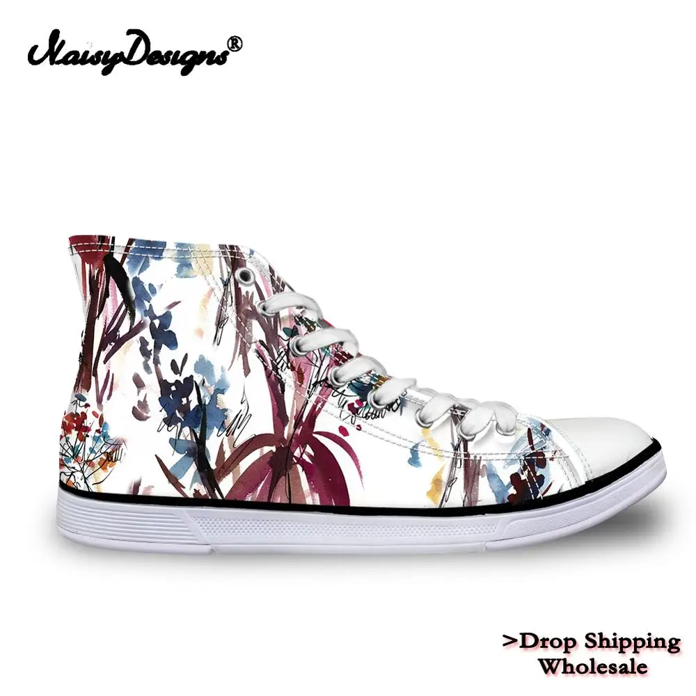 Женские кроссовки с высоким верхом холщовые туфли женская повседневная обувь