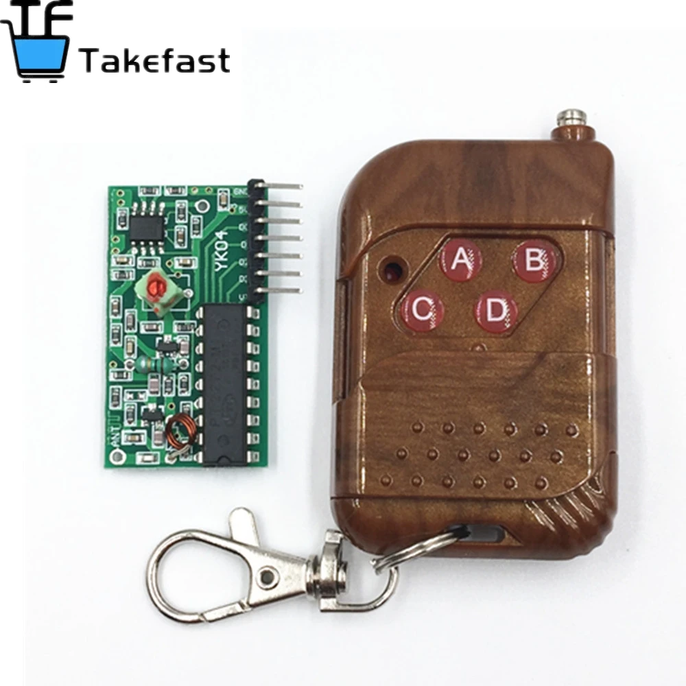 Комплект беспроводного пульта дистанционного управления IC 2262/2272 4 канала 315 МГц 1