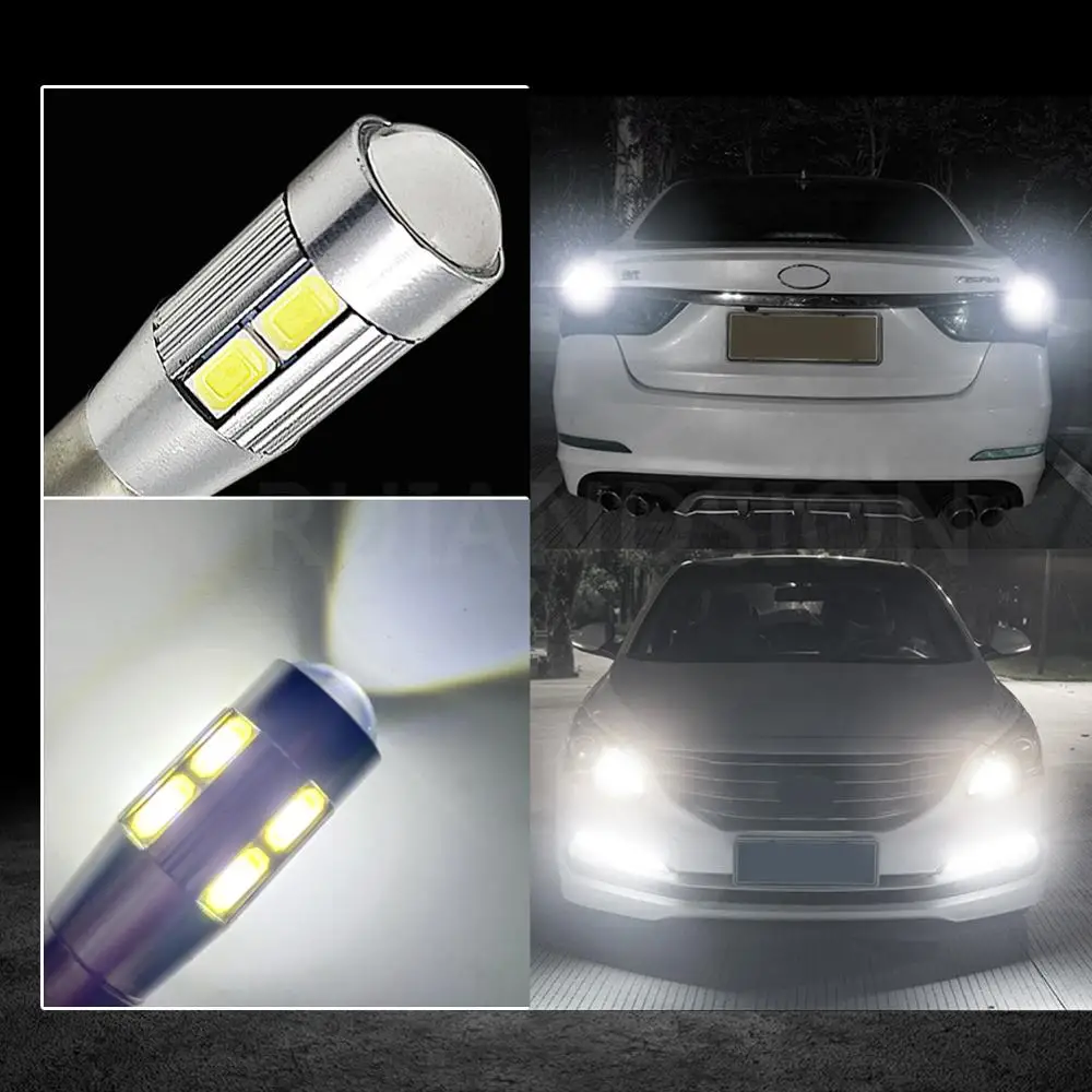 2 шт. Автомобильные светодиодные лампы Canbus BA9S T4W BAX9S BAY9S H21W 8SMD 5630 + XBD SMD | Автомобили и