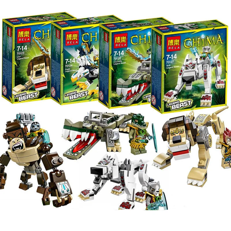 

Qigong legendary animal editon CHIMAED Super Hero Figure Building Block Brick For Children Gift Kid Toy