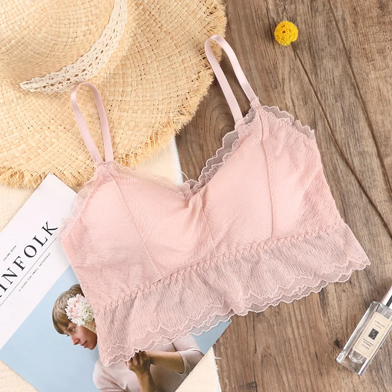 

3D Sexy Lingerie Seamless lace Sport Bra Strapless Top Bra Push Up Bralette Brassiere Women Underwear wrap girls sexy vest top