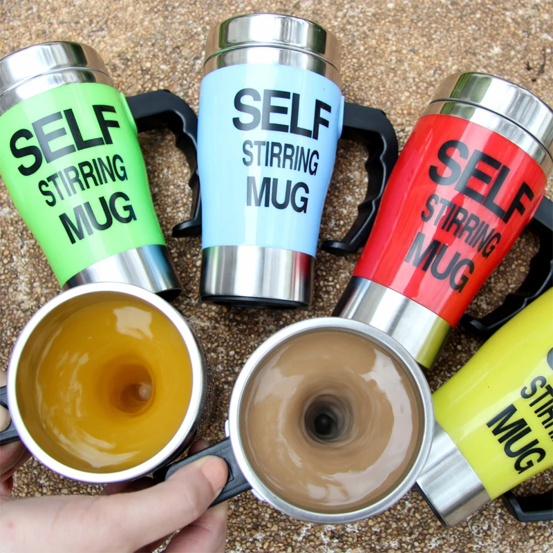 Automatic Stirring Electric Lazy Mixing Cup Self Mug Double Insulated Smart Coffee Milk Water Bottle | Дом и сад