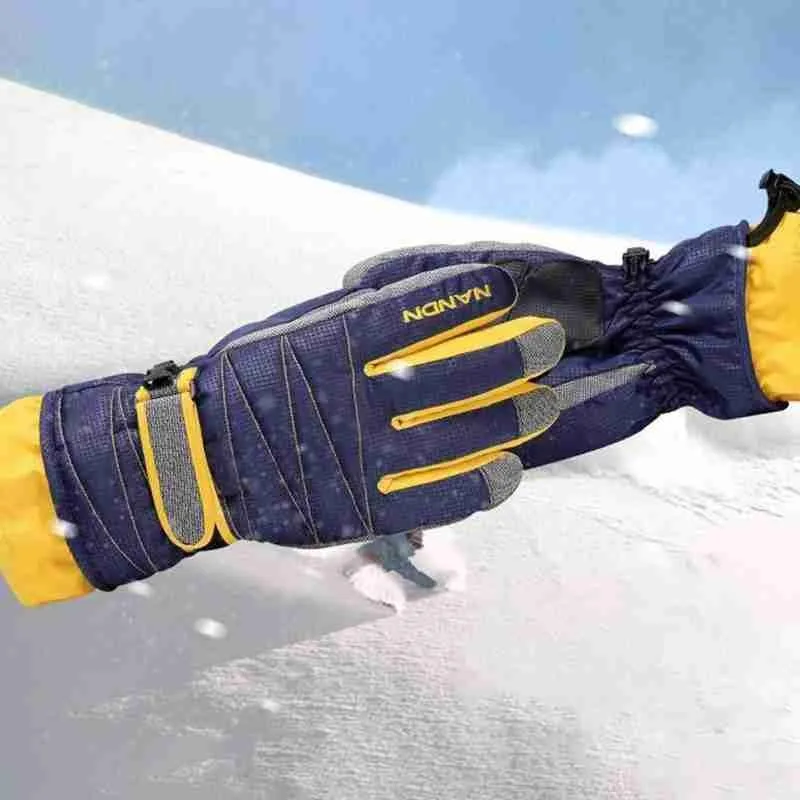 

Unisex Winter Tech Windproof Waterproof Gloves Work Outdoor Camping Hiking Motorcycle Gloves Sports Full Fingerski Glove