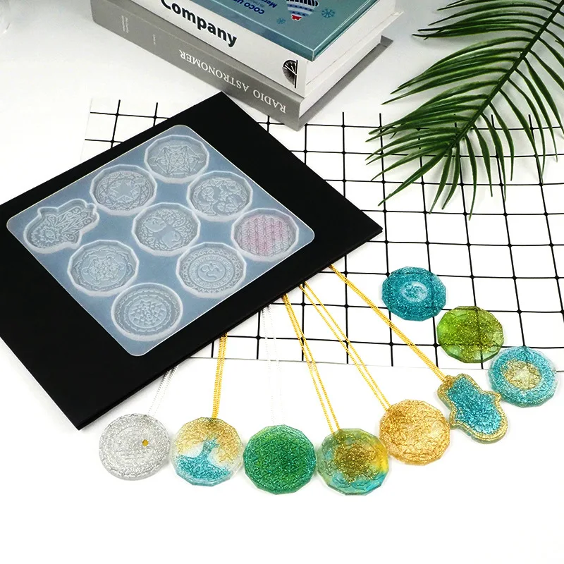 Сделай сам с украшением в виде кристаллов эпоксидная смола форма кулон цветок