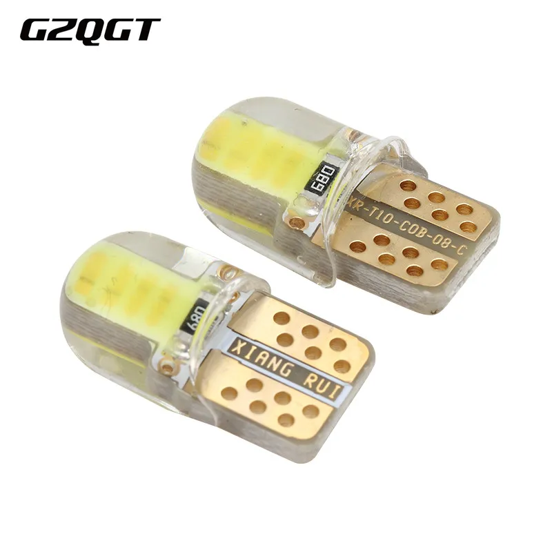 100X LED W5W T10 194 168 COB 8SMD светодиодная парковочная лампа авто Клинообразная CANBUS яркая
