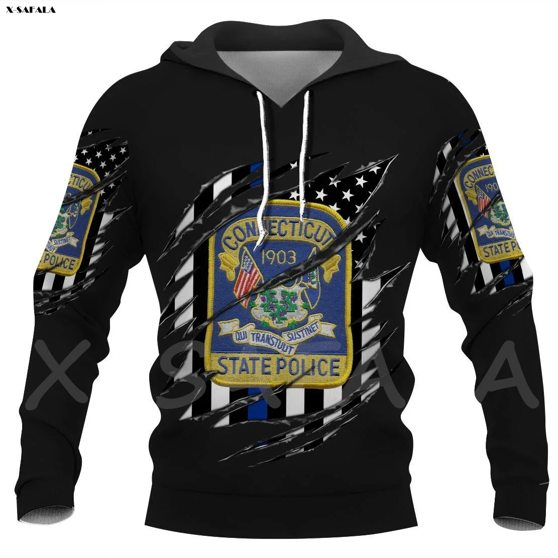 Толстовка мужская и женская с 3D-принтом на молнии | Мужская одежда