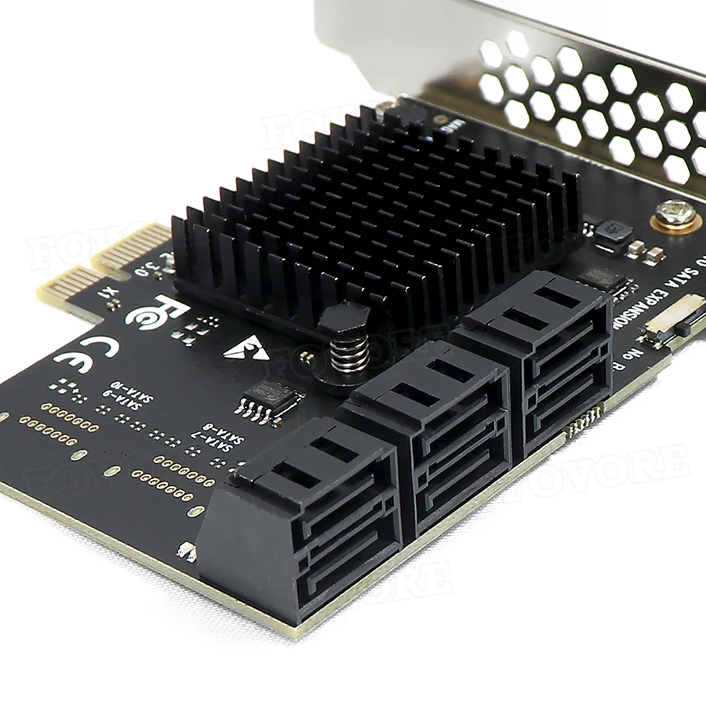 PCI Express на 6 портов SATA Гбит/с адаптер PCIe x1 3 III 0 контроллер PCI-e SATA3 карта расширения