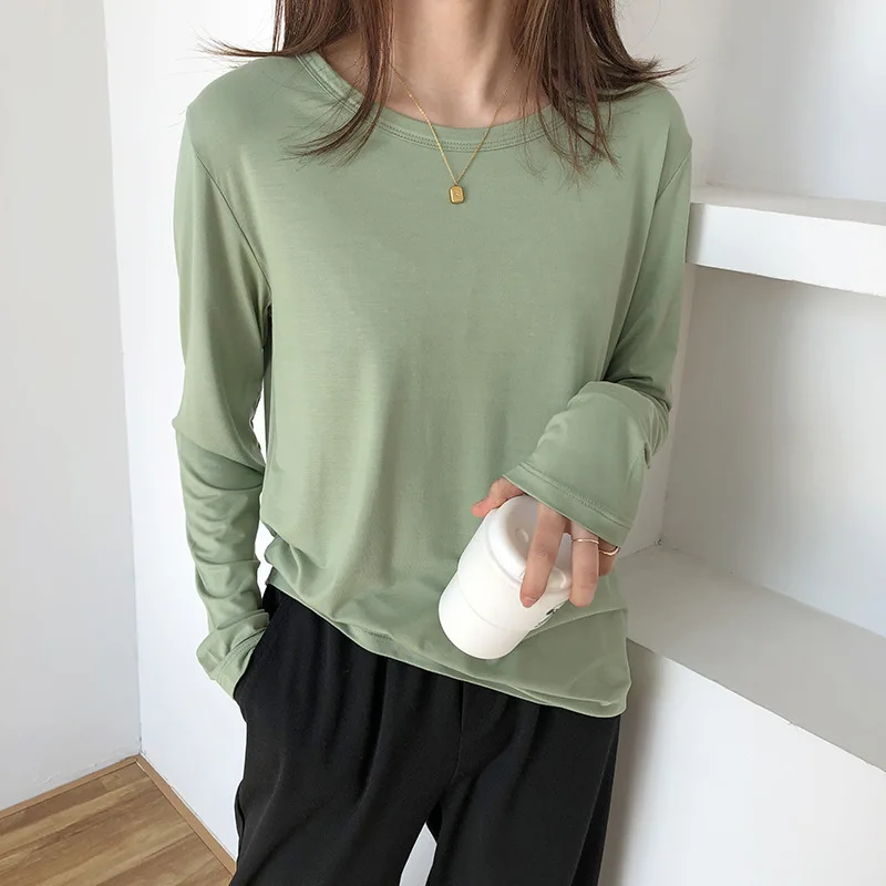 2020 женские яркие цветные тонкие футболки со стоячим воротником женская