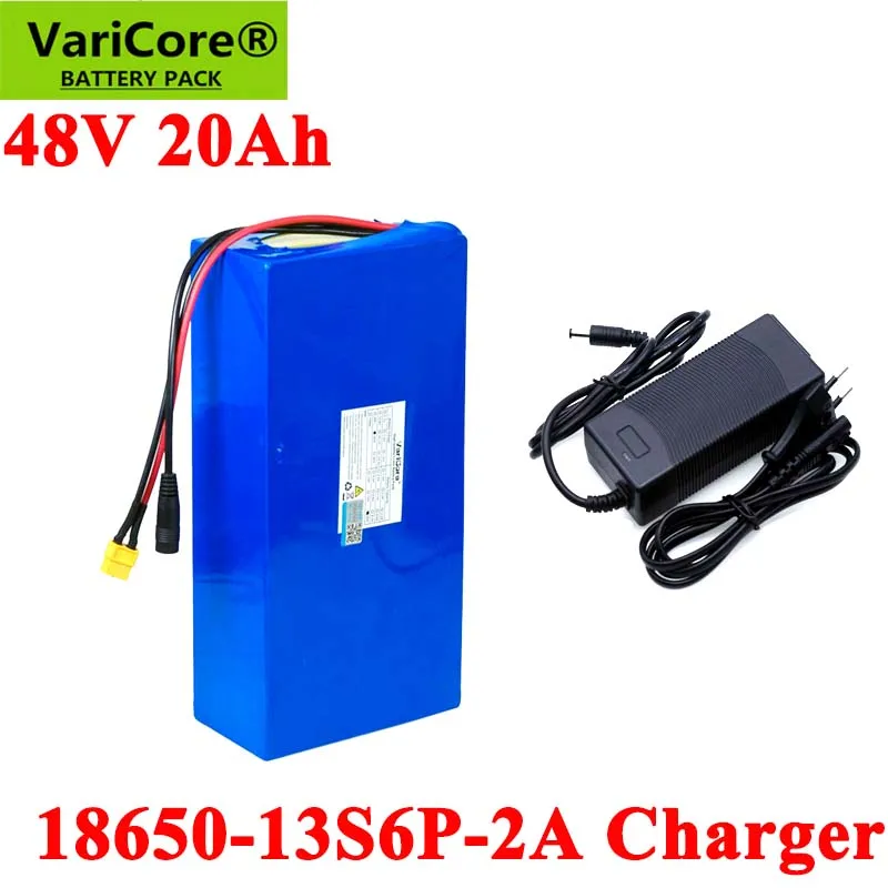 VariCore 48V 20AH 30ah 15ah 25ah Electric Bike Battery E-bike 54.6V 13S 18650 Lithium with 30A BMS 500W 1000W 1500W | Спорт и