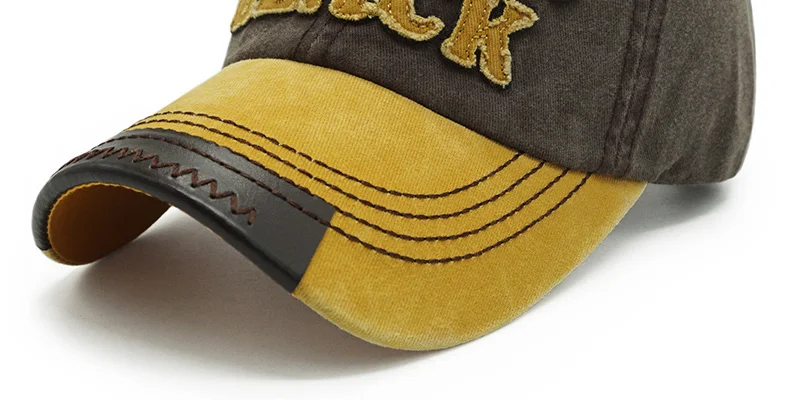 KUNBKANG, винтажная хлопковая бейсболка, мужская, летняя, повседневная, Snapback, шапки для женщин, Gorras, папа, шапка с надписью, черная, Мужская бейсболки из промытого хлопка