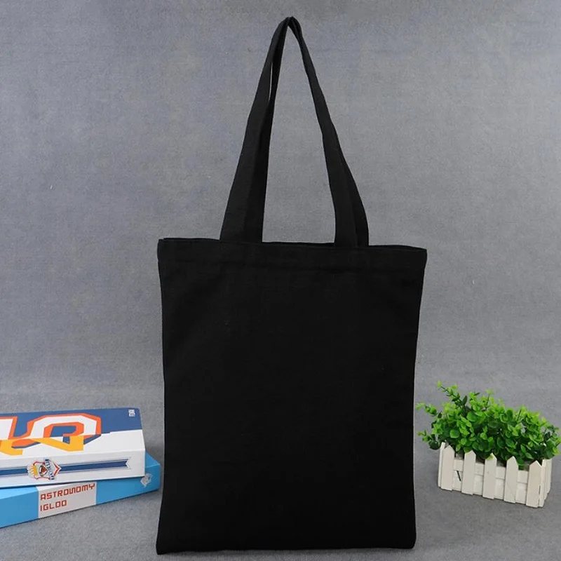 

Thick Canvas Shopping Bag Large Capacity Tote Bags Unisex Blank Original Design Eco Bag Foldable Cotton Bag Canvas Women Handbag