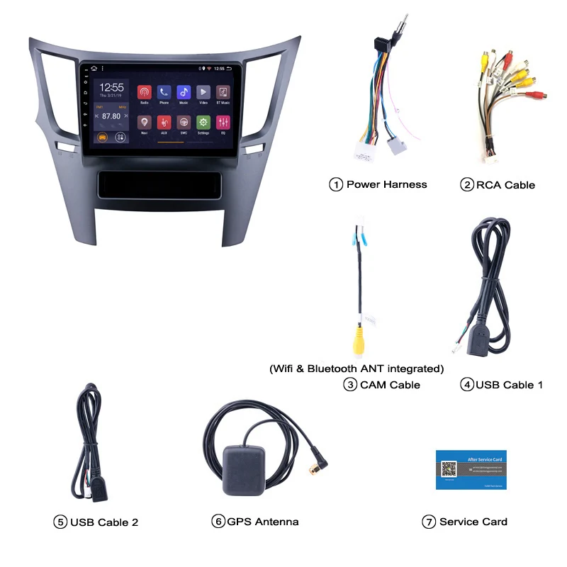 Горячая Распродажа 9 дюймов Android 8,1 Автомобильный gps навигатор для Subaru Legacy Outback 2009- мультимедийная радиосистема
