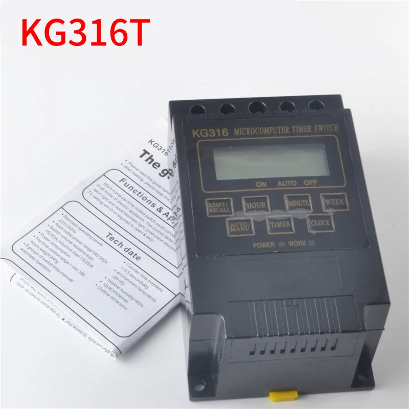 Микрокомпьютер с ЖК-дисплеем таймер программируемый контроллер KG316T AC110V AC220V -