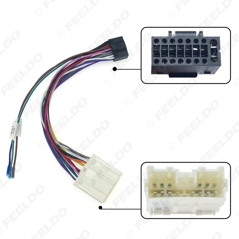 FEELDO автомобильный аудио DVD 16PIN Android кабель питания адаптер для Dongfeng Fengxing Lingzhi M3/M5