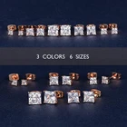 Женские винтажные серьги-гвоздики, различные размеры, E332