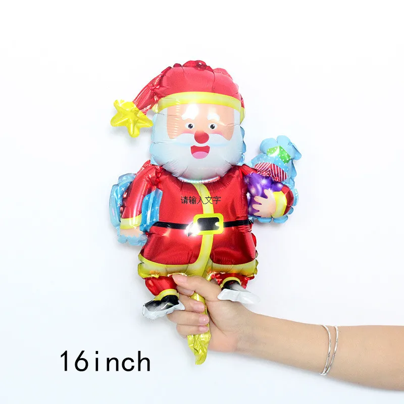 11 Merry Christmas party hotel mall Christmas birthday party celebration decoration Christmas balloon set balloon - Цвет: 11