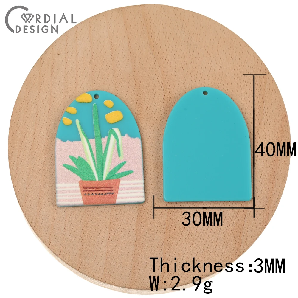 

Cordial Design 50Pcs Jewelry Accessories/DIY Pendant/Connectors/Jewelry Findings & Components/Earrings Making/Hand Made/Charms