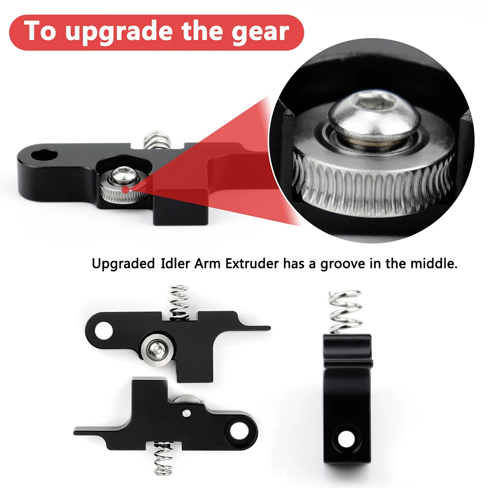upgrade metal extruder idler arm for prusa i3 mk3 artillery genius sidewinder x1 anycubic 4max pro chiron titan aero 3d printer free global shipping
