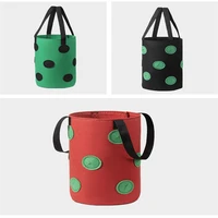 strawberry grow bag with a hole at the bottom 13 hole hanging planting bag garden pots planters garden tools