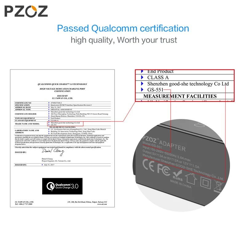 PZOZ Быстрая зарядка 3,0 USB зарядное устройство быстрое зарядное устройство 18 Вт ЕС настенный usb портативный адаптер зарядное устройство кабель для мобильного телефона для samsung S10 S9 S8