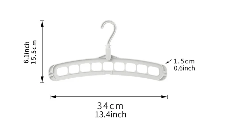 PP Multifunctional Clothing Hangers Organizer Wardrobe Storage Cabinet Home Clothes Storage Organization Accessories supplies