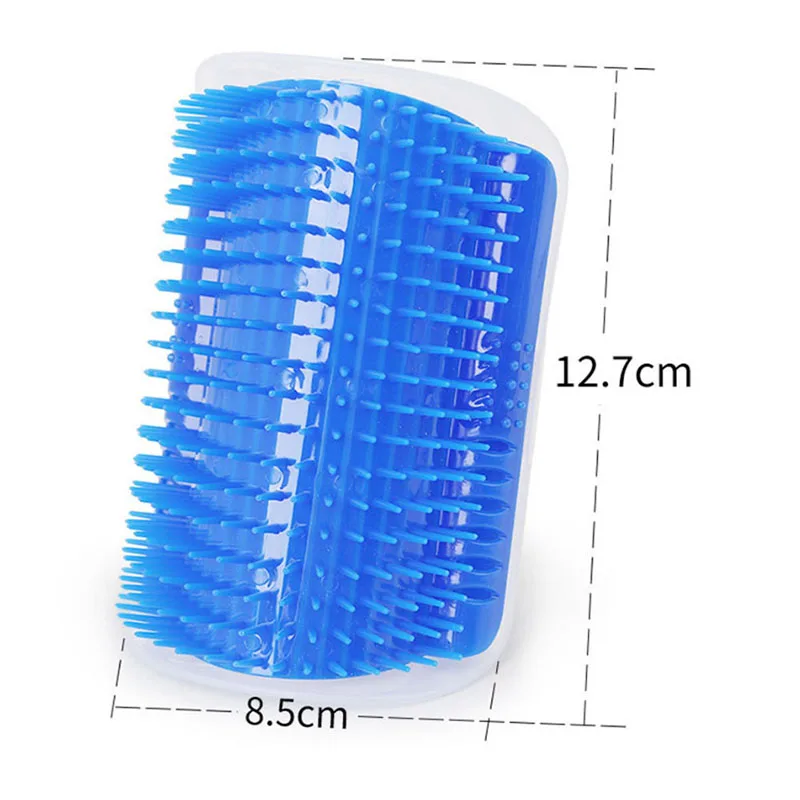 

Bonzerpet Cat Self Groom Dog Brush Hair Comb Shedding Trimming Rub Face Cat Massage Corner Tickling Catnip