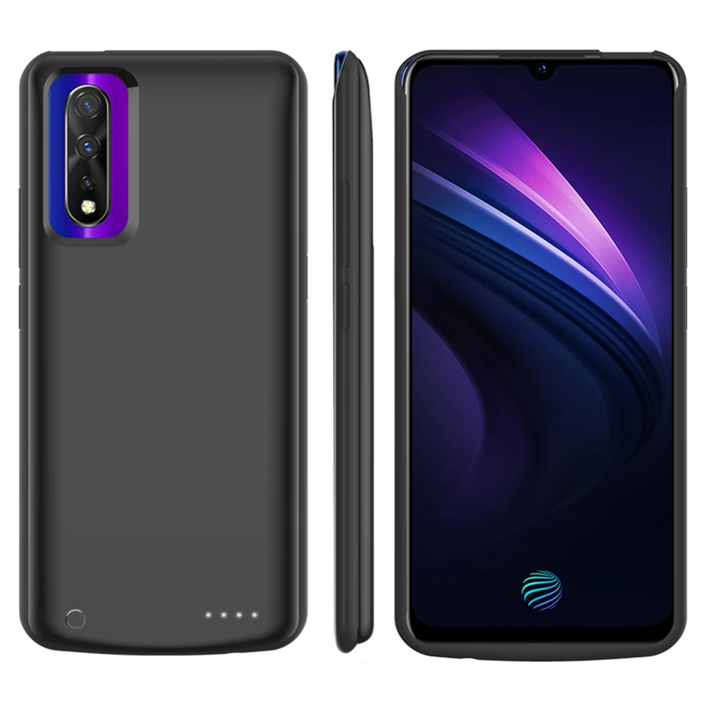 Портативный Мощность банк ЧЕХОЛ ДЛЯ VIVO IQOO NEO Батарея чехол 6500 мАч ударопрочный со