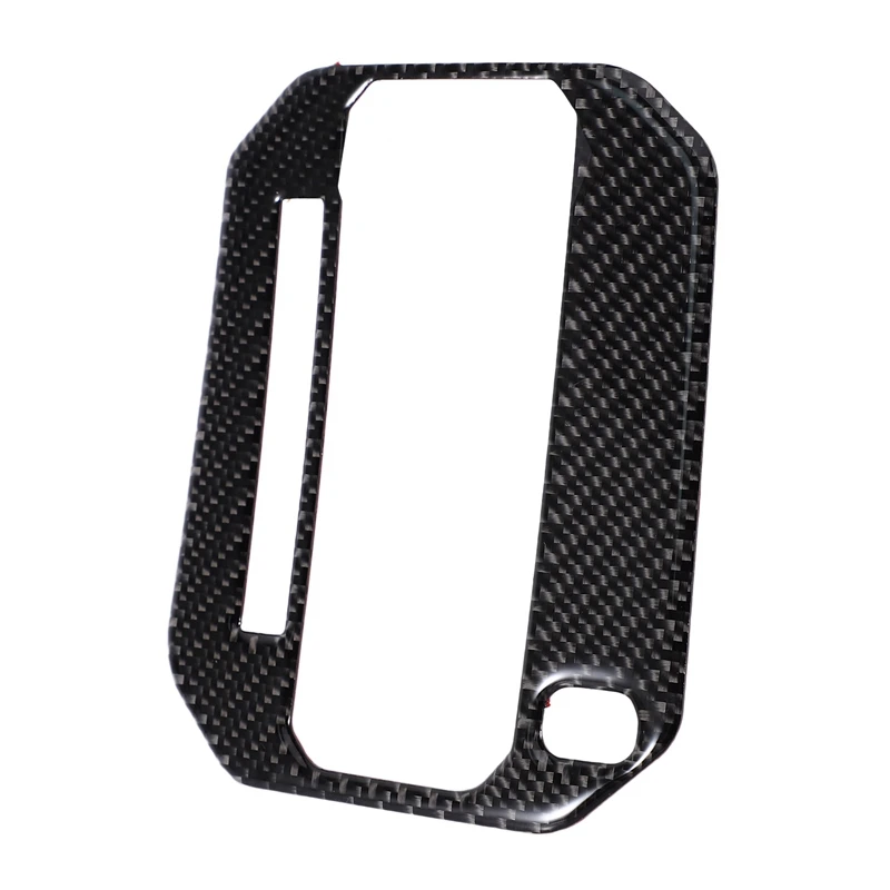 Черный чехол накладка из натурального углеродного волокна для автомобиля на