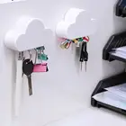 Магнитные Крючки в форме облака, домашний держатель для хранения, магнитные крючки, безопасные крючки, настенный магнитный держатель