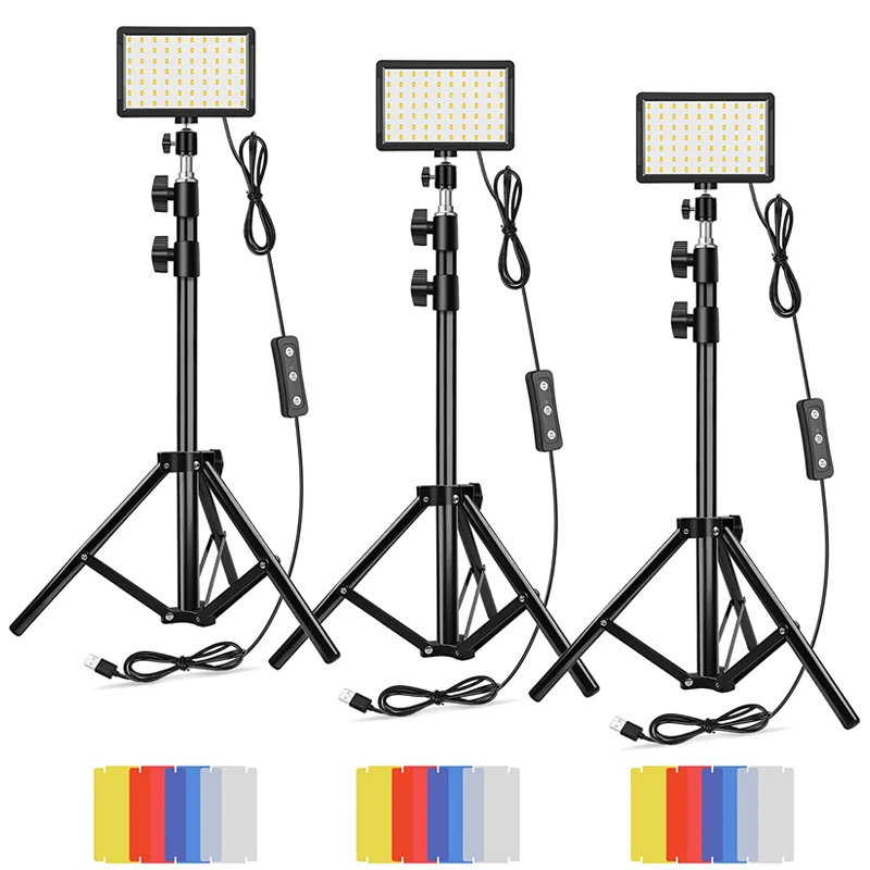 

Dimmable USB LED Ring Fill Light Photography Lighting Selfie Lamp With Tripod Stand For Youtube Photo Studio Makeup Video Live