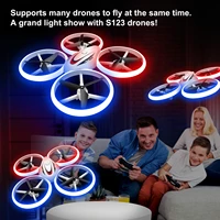 s123 mini drone skimmer kid light aircraft helicopter rc ufo manual induction miniature quadcopter child electric induction toys