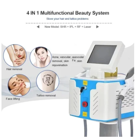 

2021NEWEST 3 In 1IPL OPT SHR Hair 2021 Removal Laser Nd Yag Laser Tattoo Removal Machine hair removal ndyag laser Tattoo Removal