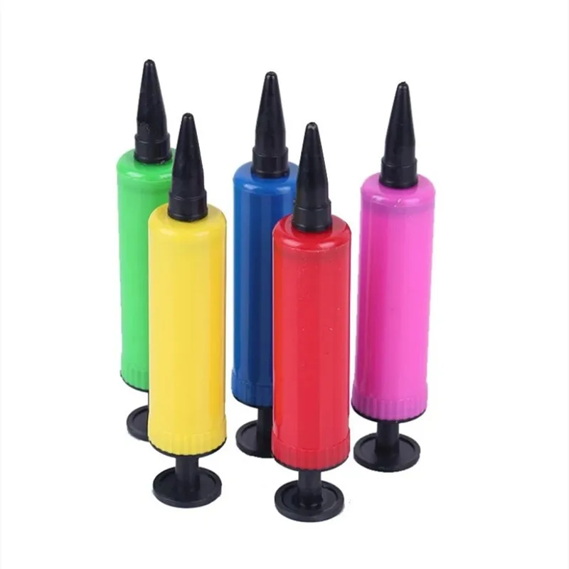 1 шт мини пластик ручной мяч вечерние воздушный насос Портативный полезные шар