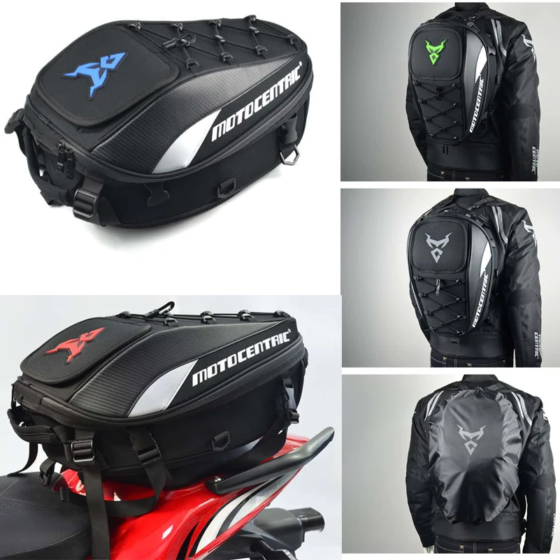 Moto rcycle водонепроницаемый гоночный Мото шлем Дорожные сумки чемодан сумки с рюкзак велосипедиста Хвост сумка мужские мото rbike сумки