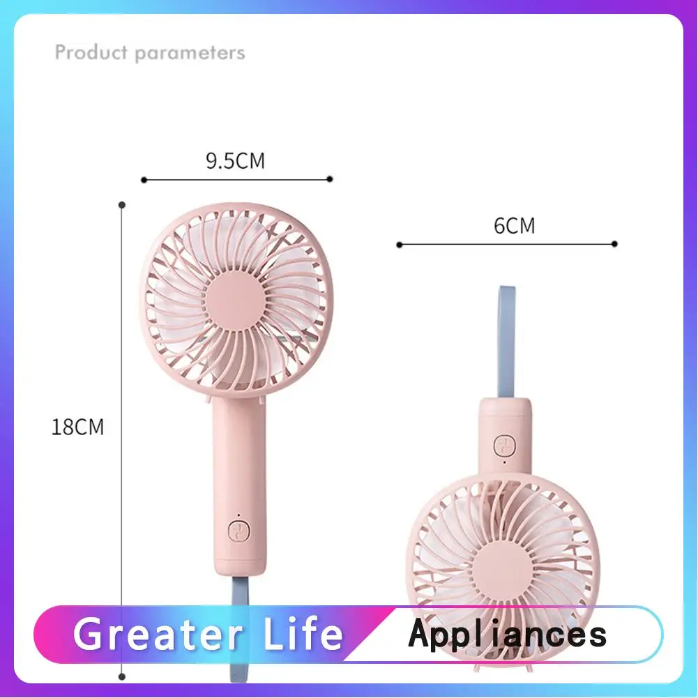 

Outdoor Fan Office Desktop Air Cooler Rotation Folding Handheld USB Rechargeable for Portable TableStudent Dormitory