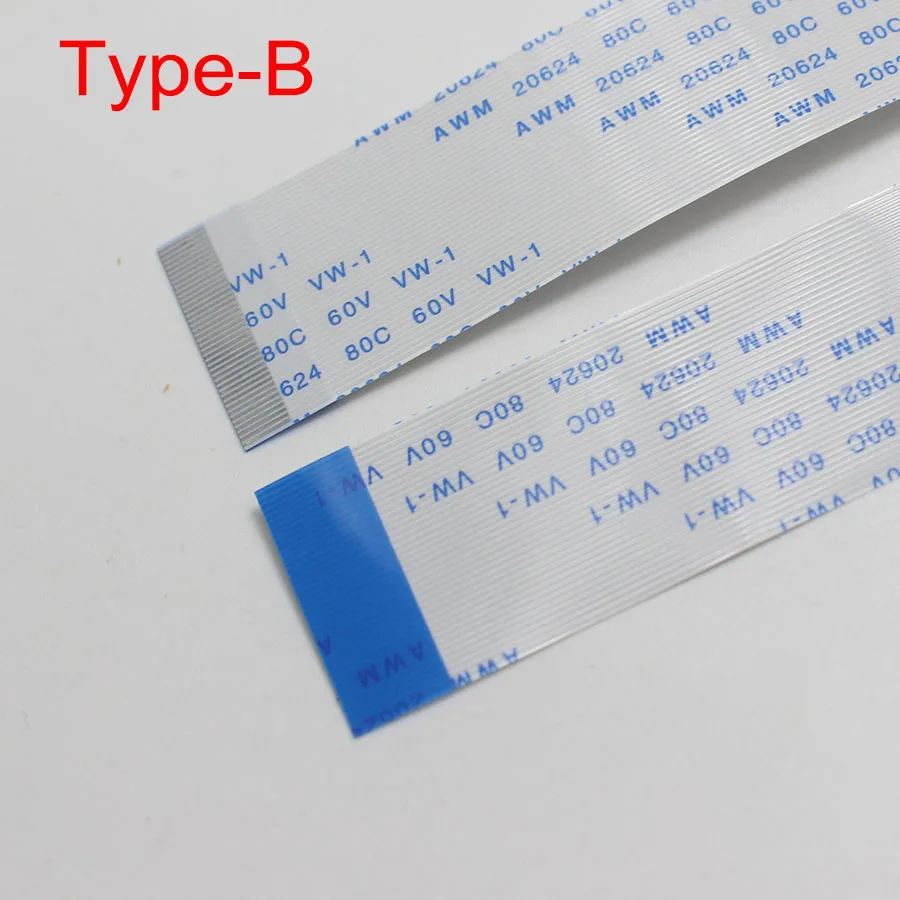 1 шт. 600 м плоский гибкий кабель FFC FPC LCD AWM 20624 80C 60V VW-1 FFC-0.5MM 4 ~ 60P для ящика Calmshell разъем