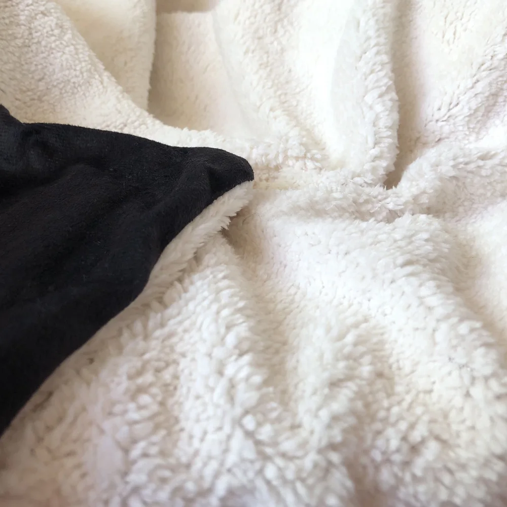 

Custom 3D Printed Mystic Castle Blanket Hooded Sherpa Fleece Wearable Plush On Bed Sofa Thick Warm Bedding Dropship