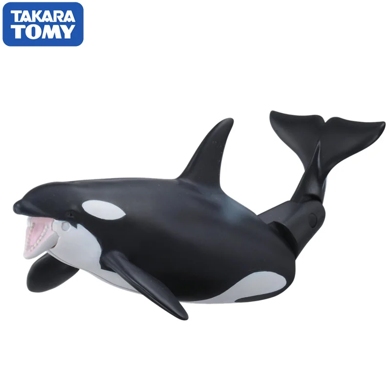 S01 Takara Tomy ANIA Animal Advanture AL 08 Killer Whales 2 шт. ABS океан фигурка дети развивающие