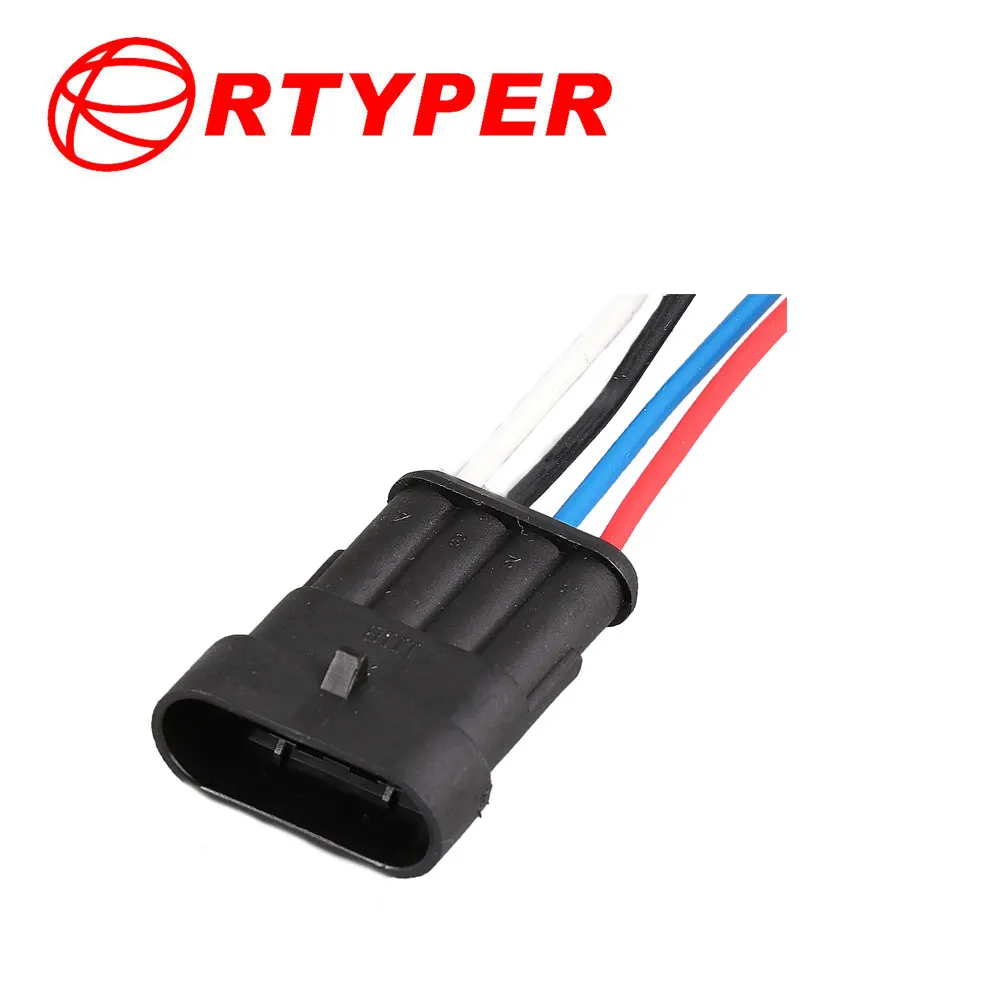 5 Pin 1 мм серия Tyco Amp Авто Водонепроницаемый корпус вилка кабельный разъем 282107-1 |