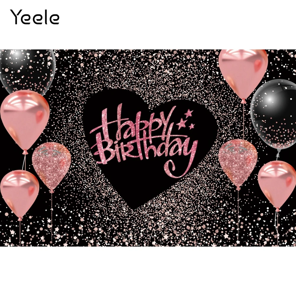 

Фон для фотосъемки Yeele с сердечками и воздушными шарами