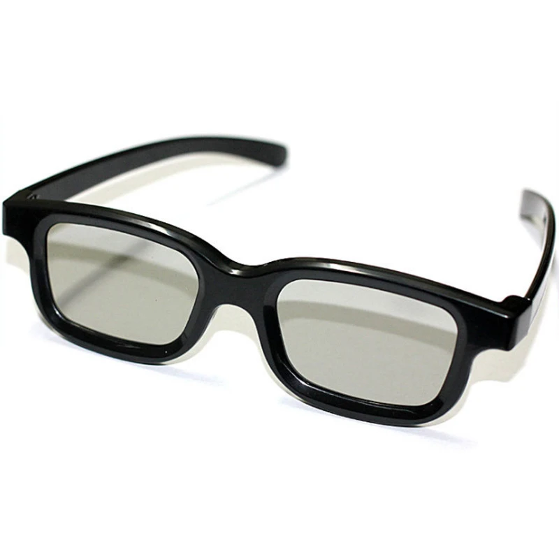 

Universal Passive Circular 3D Polarized Movie Glasses Unisex ABS Frame Stereo Not Flash for 3D TV Cinemas Glasses Only Binocular