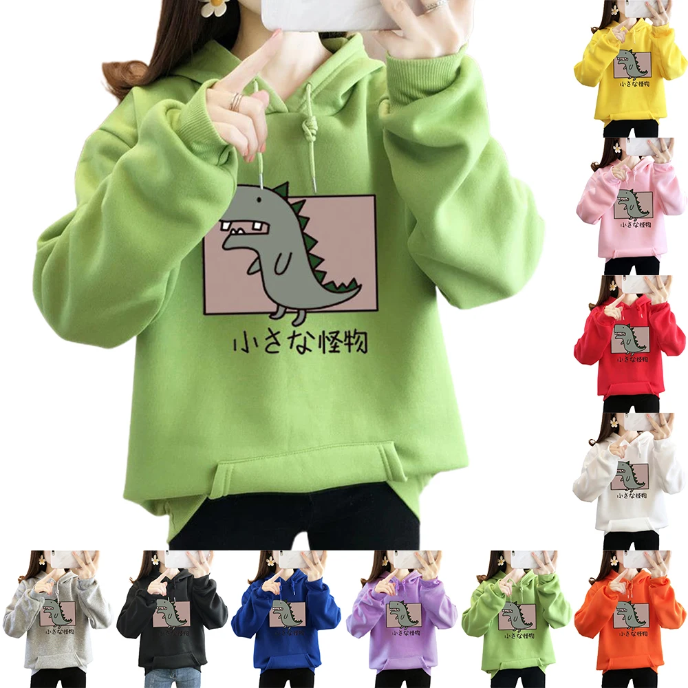 

Women Casual Floral Long Sleeve Hoodie Ladies Sweatshirt Pullover Tops Outwear Ladies Printed Hooded Pullover Tops Clothes Wear