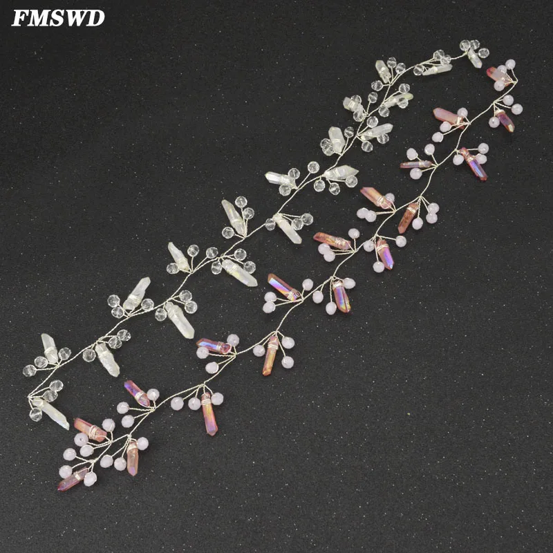 Женская повязка для волос с натуральным драгоценным камнем|Украшения волос| |