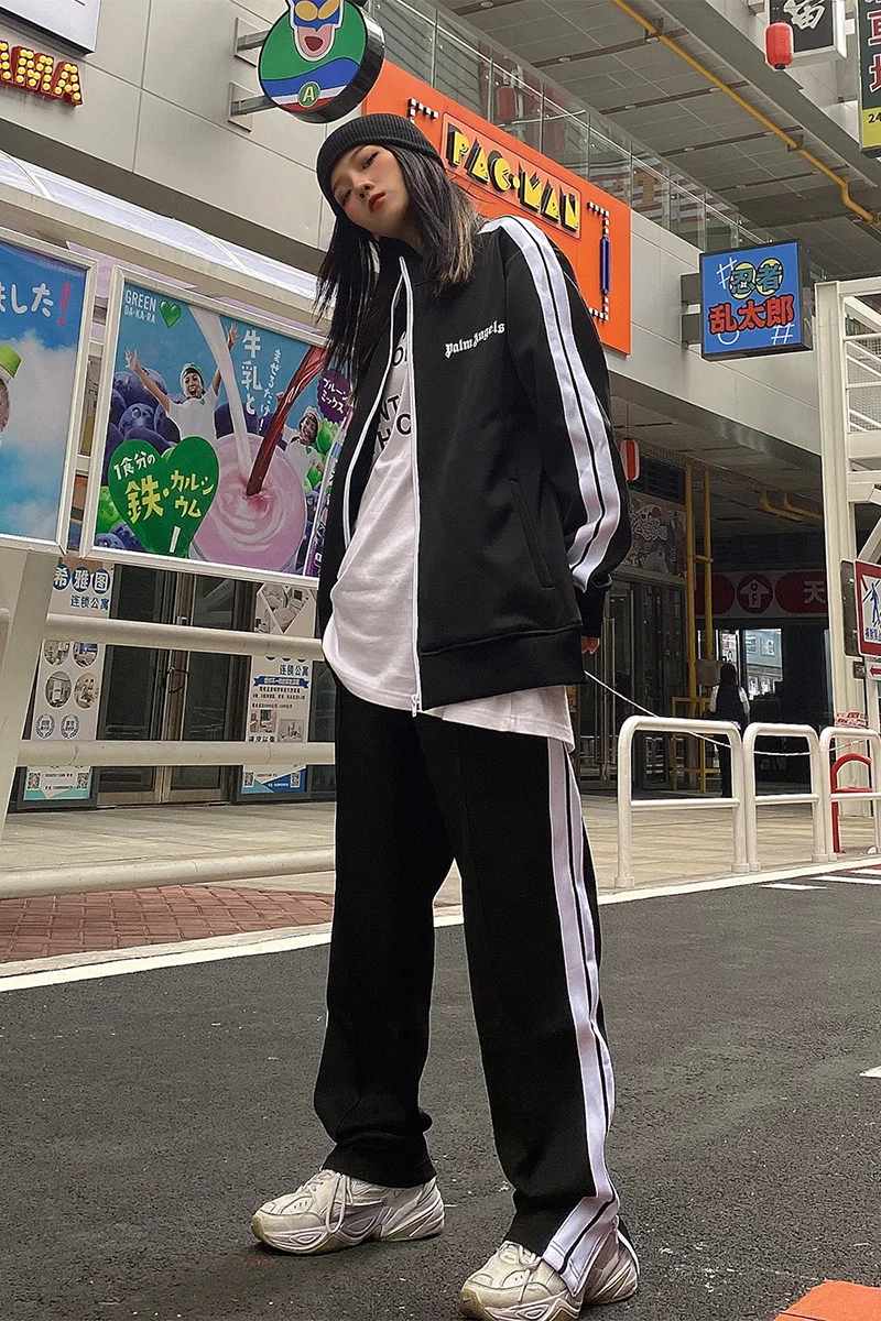 

Palm Angels side white stripes sports casual men's suit trendy 15455745