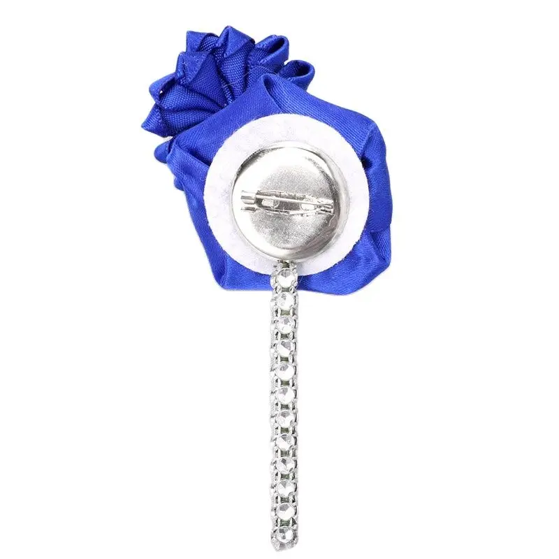 Бутоньерка Роза серебряные бутоньерка с бриллиантами булавка для лацканов